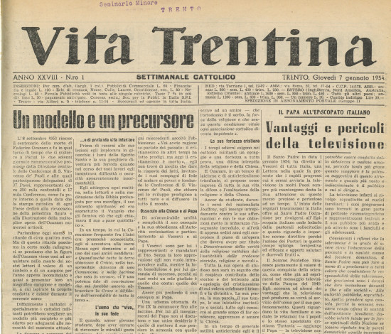 Vita Trentina, XXVIII (1954)