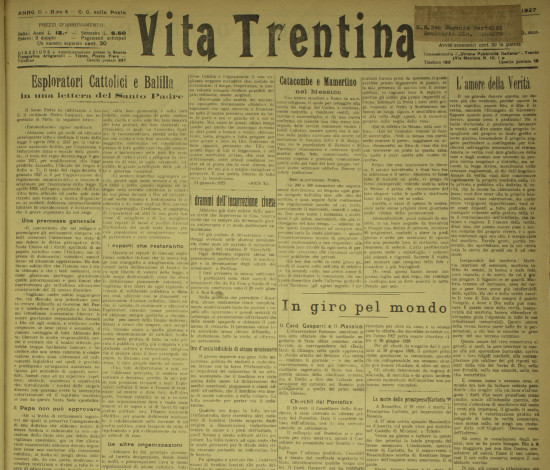 Vita Trentina, II (1927)