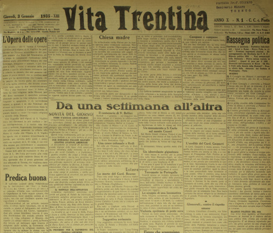 Vita Trentina, X (1935)