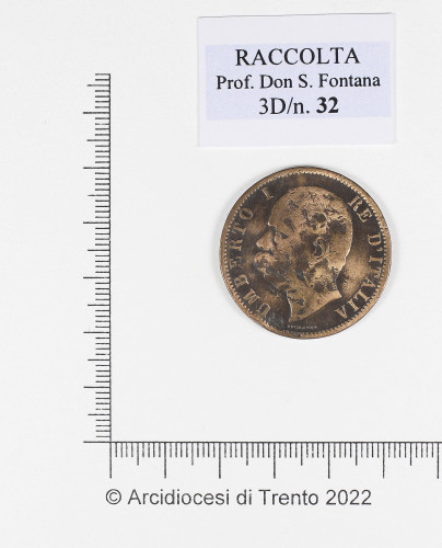 Sec. XIX, 10 Centesimi, Regno d'Italia
