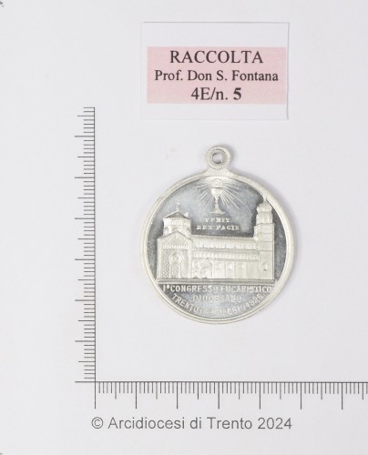 Sec. XX, Medaglia devozionale, Congresso Eucaristico