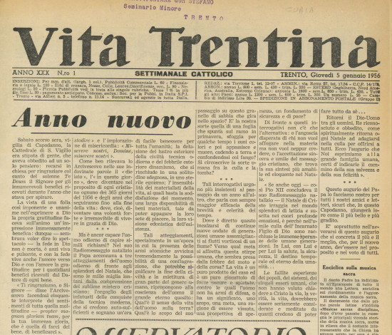 Vita Trentina, XXX (1956)