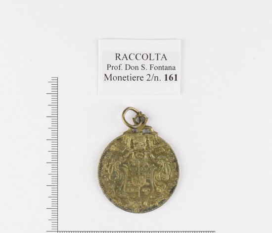 Sec. XIX inizio-metà ca., Medaglia papale memorativa "ostensiva", Stato Pontificio