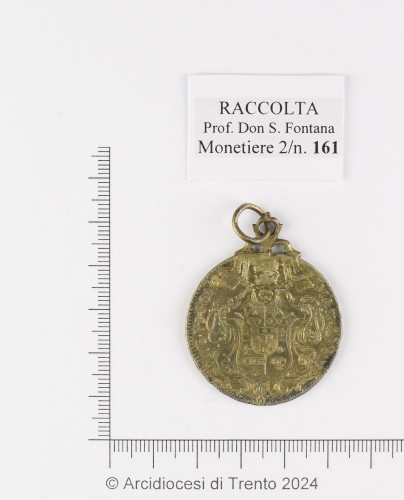 Sec. XIX inizio-metà ca., Medaglia papale memorativa "ostensiva", Stato Pontificio