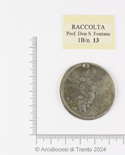 Sec. XIX inizio-metà ca., Medaglia papale memorativa "ostensiva", Stato Pontificio