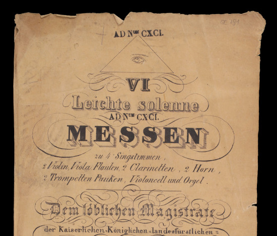 Messe. 4Vv, orch. Op.5