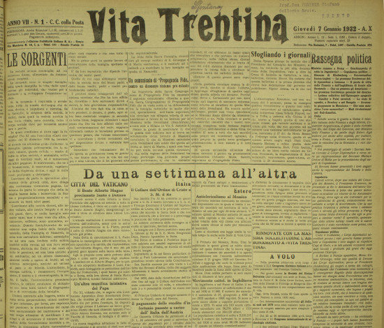 Vita Trentina, VII (1932)