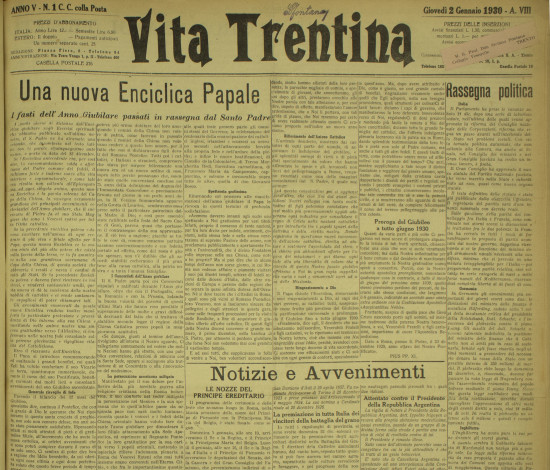 Vita Trentina, V (1930)