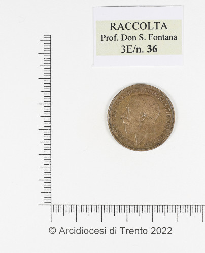 Sec. XX, ½ Penny, Regno Unito di Gran Bretagna e Irlanda del Nord