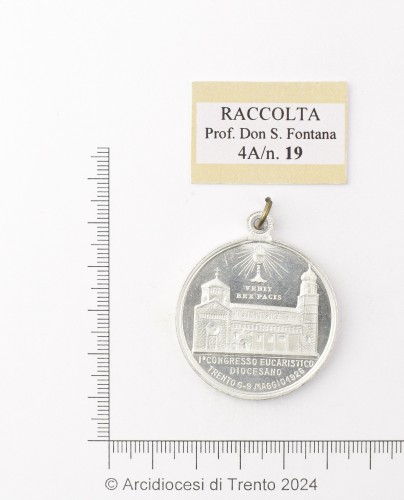 Sec. XX, Medaglia devozionale, Congresso Eucaristico
